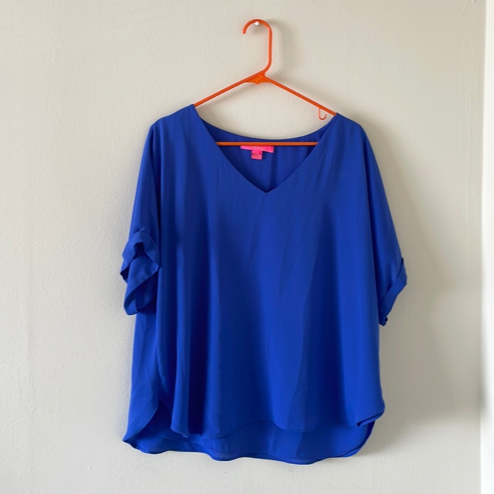 Lilly Pulitzer Blue Top L